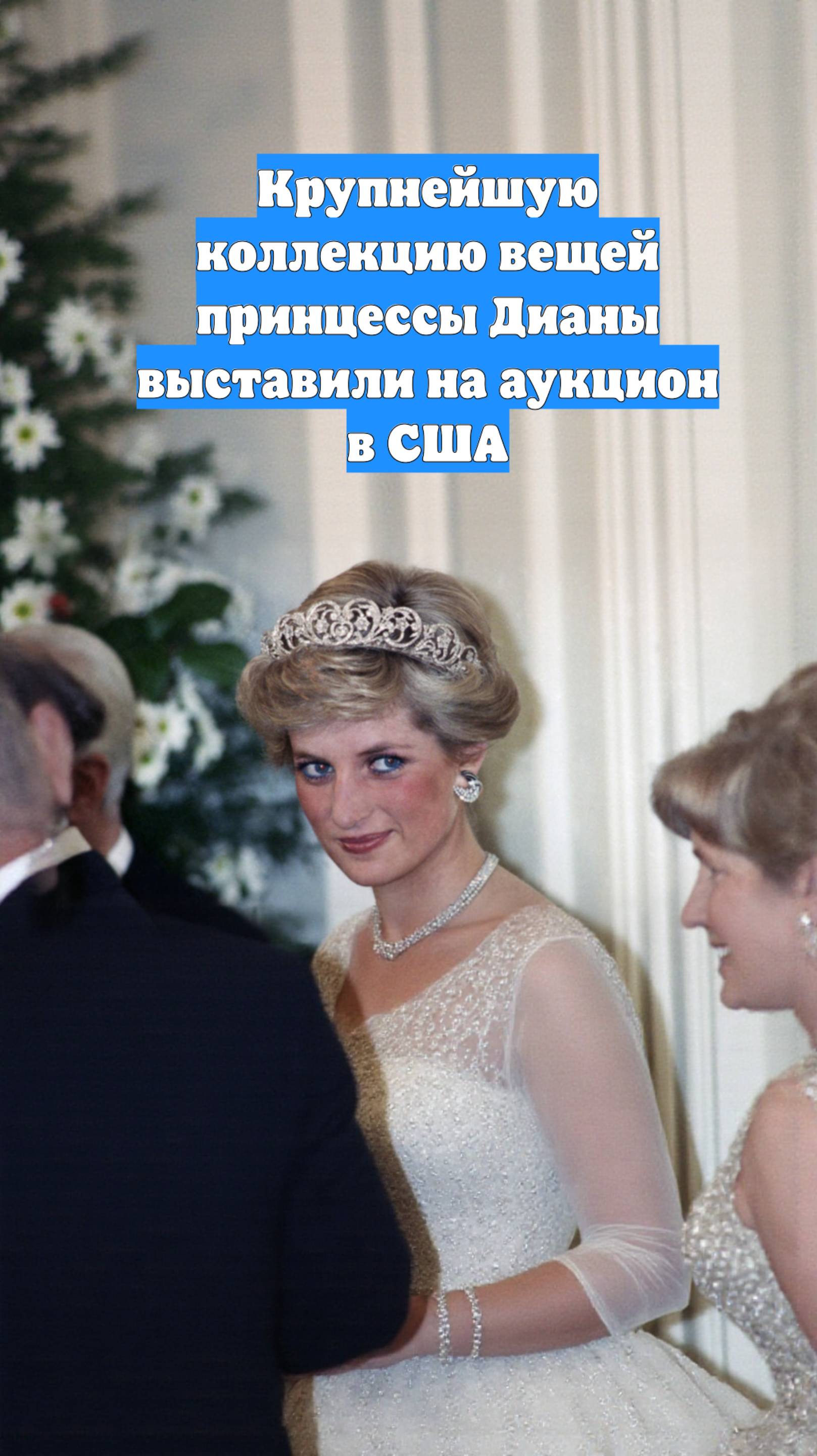 Крупнейшую коллекцию вещей принцессы Дианы выставили на аукцион в США