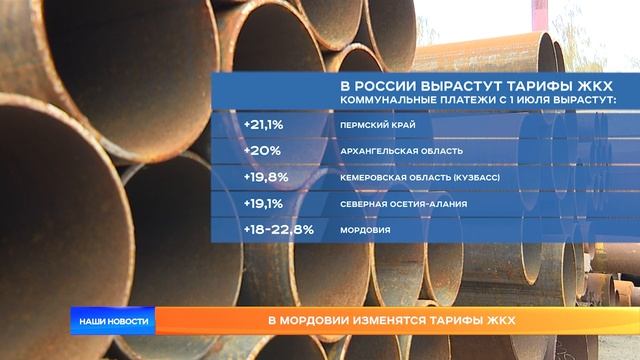 В Мордовии изменятся тарифы ЖКХ