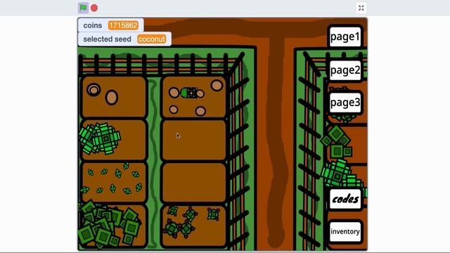 играю в grow a garden-вырасти сад