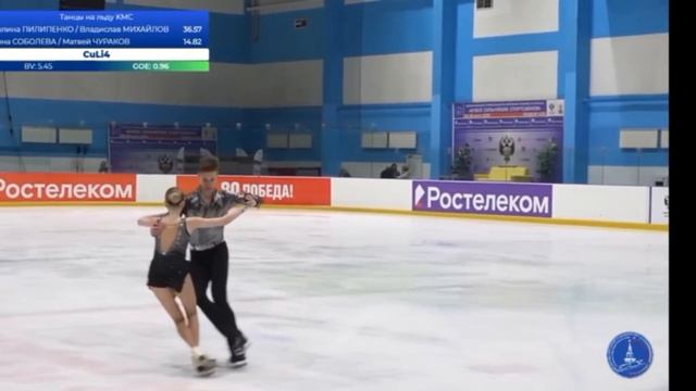 Анна Соболева -Матвей Чураков 31.03.2025 Первенство России старшего возраста ритм-  танец