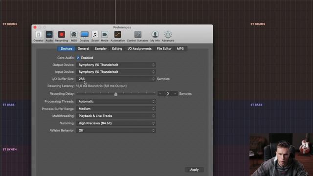 2. Logic Settings and Template Overview