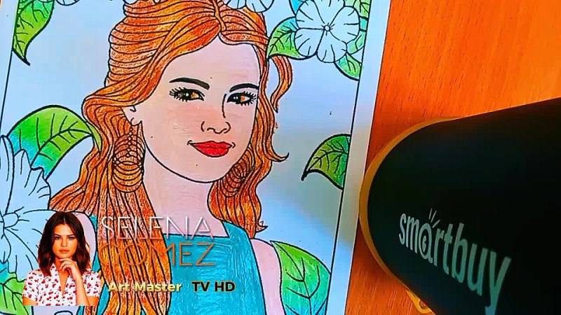 Art Master • How to Color Pop Singer Selena Gomez | Colored Pencils