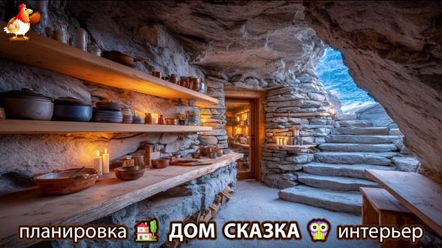 Сказочный дом мечты – 3D идея для вдохновения с планировкой и интерьером 🏡🏚️🏠 вариант (159)