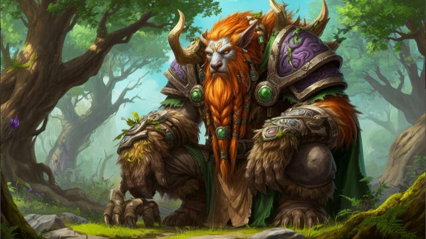 World of Warcraft Друид в Степи