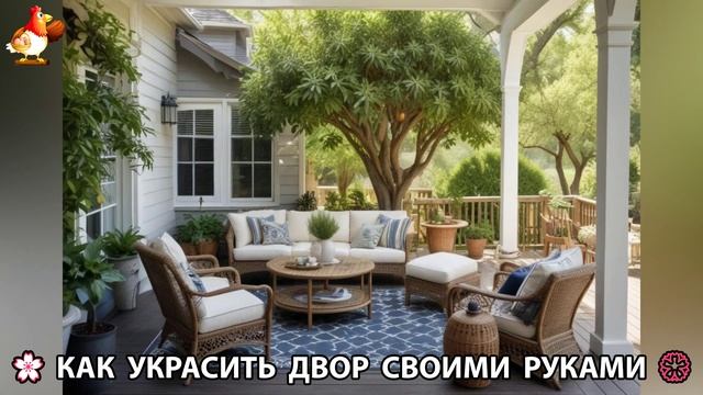 Как украсить двор дома фото идеи (658) 🏡 для дачи и сада своими руками 🌷🪻🌺💮