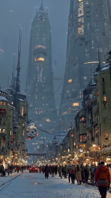🌌 Алтайское будущее: Погружение в будущее снежного мегаполиса ❄️🏙️