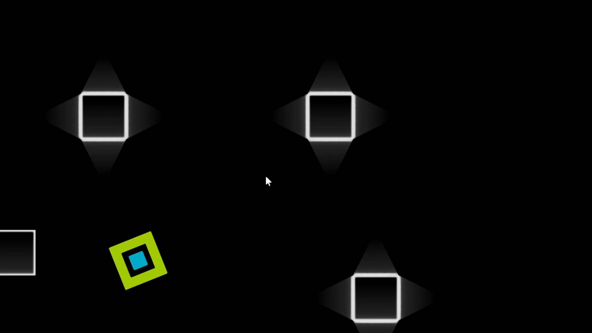 играю в симулятор Geometry Dash