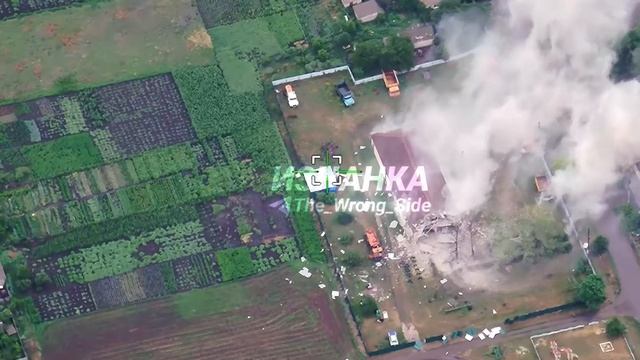 Уничтожение ПВД 117 отмбр ВСУ с применением БпЛА-камикадзе"Герань"в районе н.п.Шахово (Октябрьское)