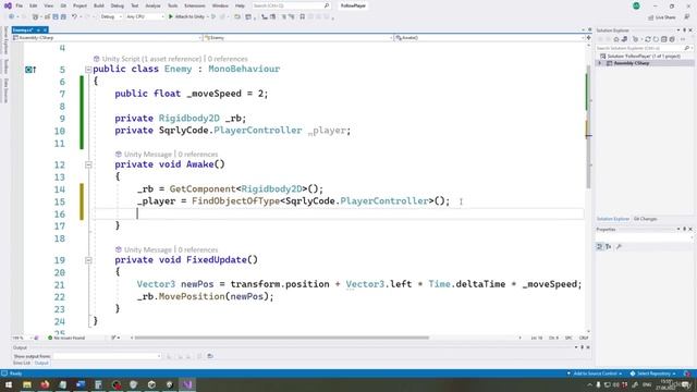 06. Follow Player and FindObjectOfType