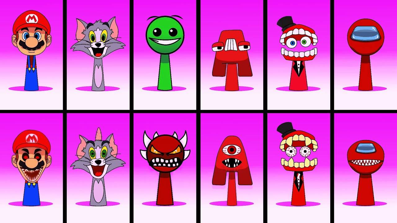 СПРУНКИ VS ИТАЛЬЯНСКИЕ МЕМЫ - ВСЕ ФАЗЫ ПОЛНЫЙ СБОРНИК (Incredibox Sprunki) #sprunki #СПРУНКИ