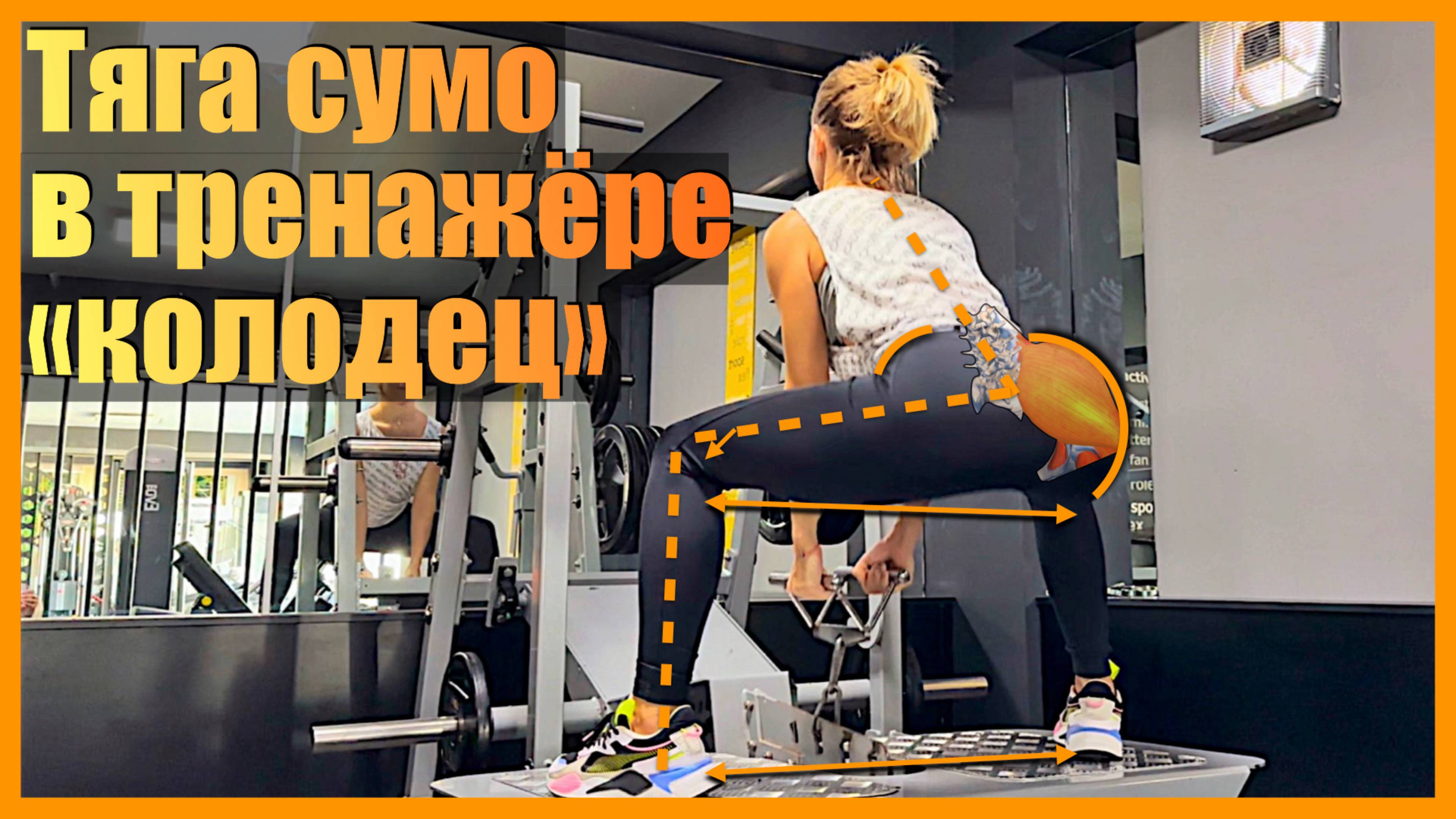 Тяга сумо в тренажере "колодец"