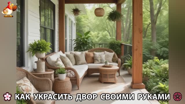 Как украсить двор дома фото идеи (660) 🏡 для дачи и сада своими руками 🌷🪻🌺💮