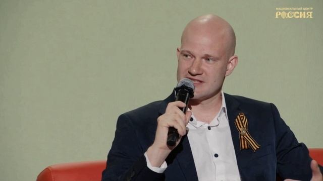 Съёмки в Национальном центре "Россия"