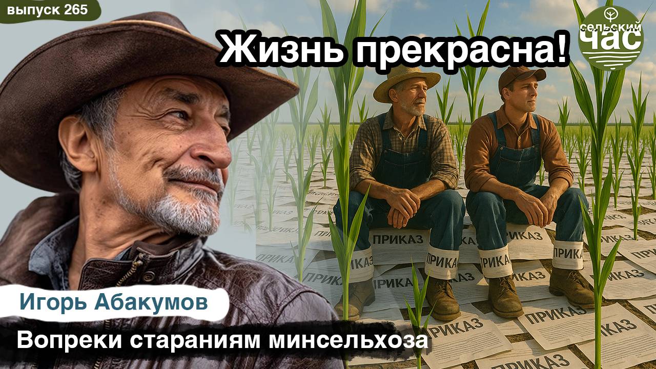Жизнь прекрасна! Вопреки стараниям минсельхоза. Сельский час #265 (Игорь Абакумов)