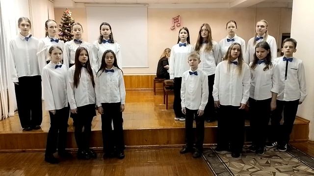 Ансамбль "Вдохновение" ДШИ №2 (г. Балахна, Нижегородская обл) - В Рождество (А. Логвинов/Д. Соболев)