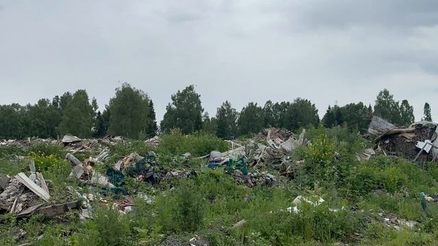 Мусорный полигон в Таштагольском районе рядом с курортом Шерегеш