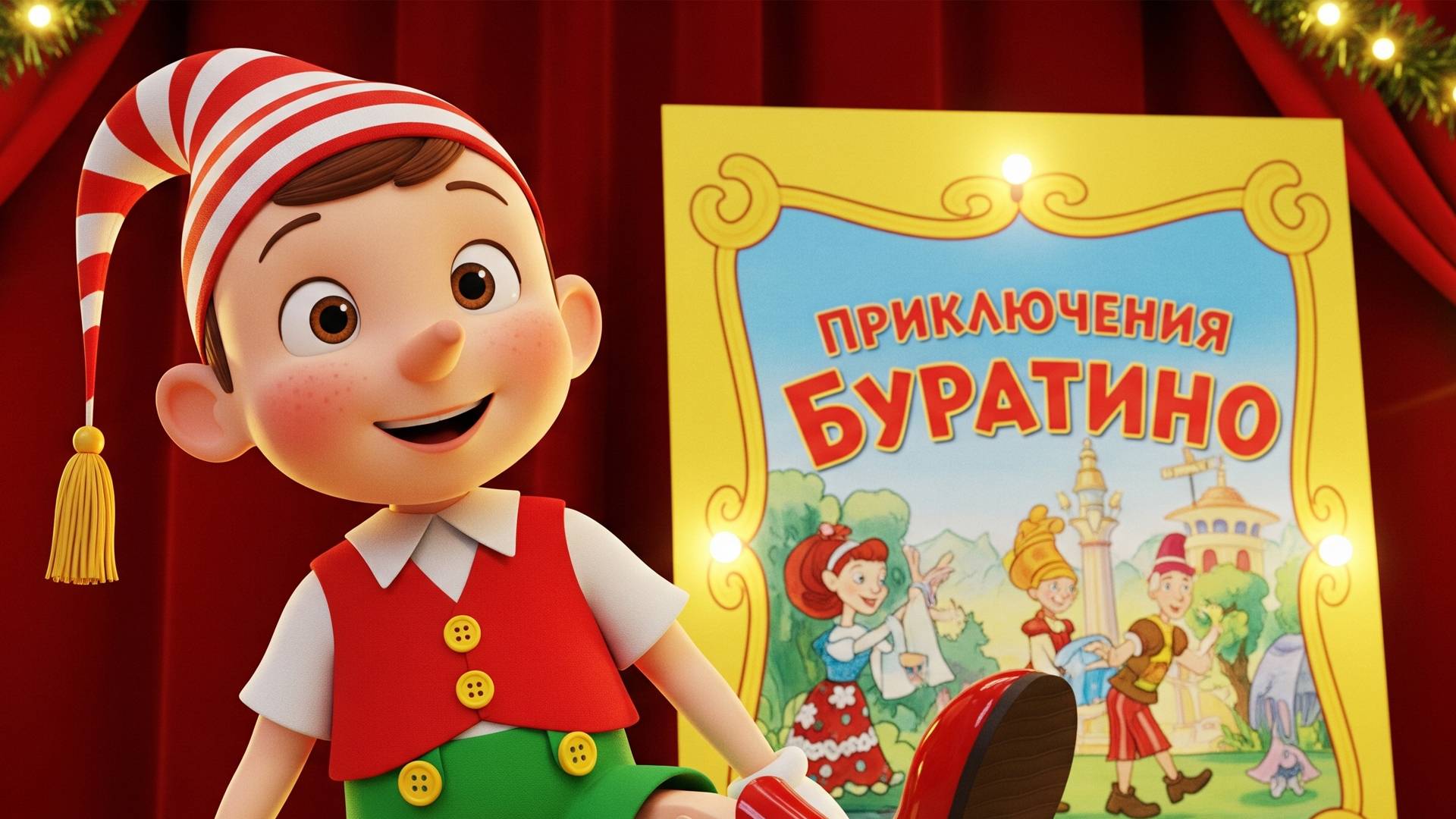 Приключения Буратино — Волшебная детская песенка из сказки!