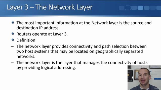 3.6 The Lower OSI Layers