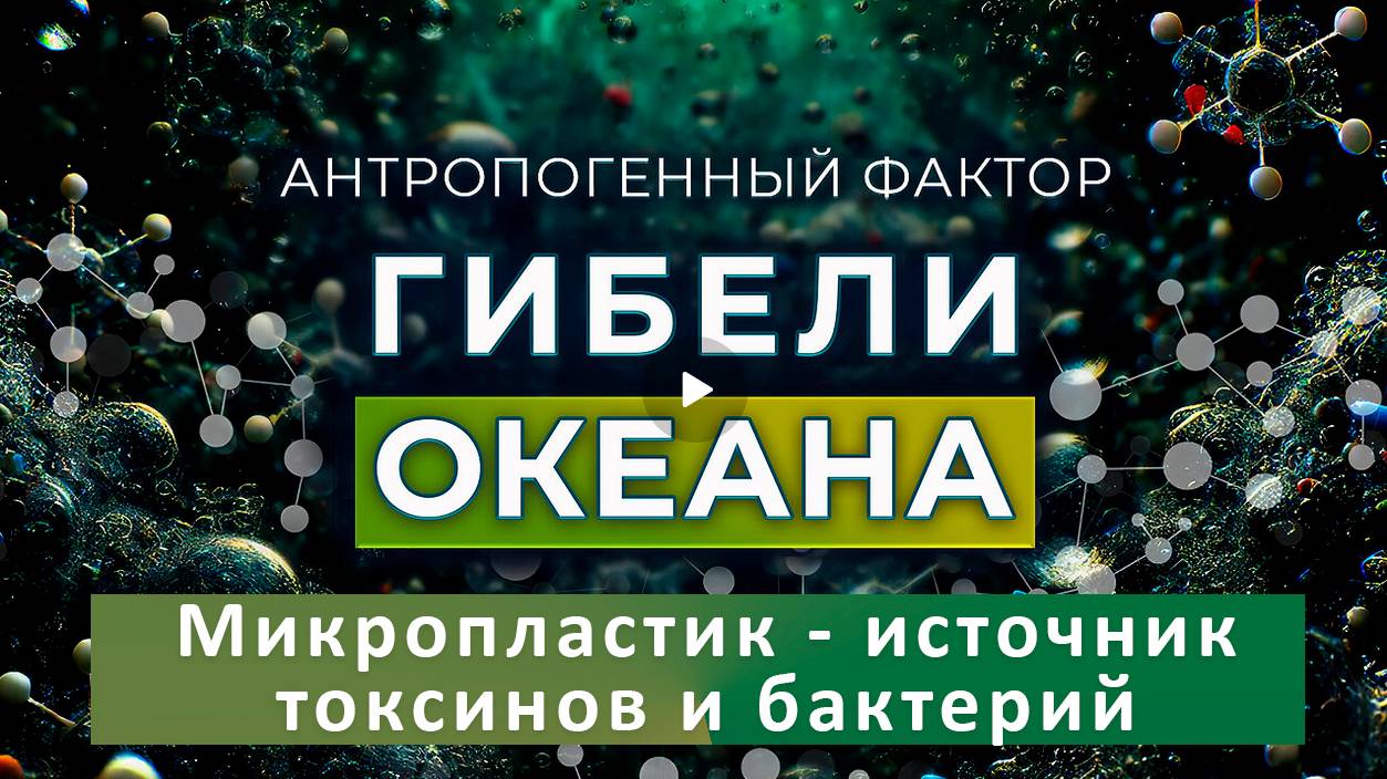 Микропластик - Источник токсинов и бактерий