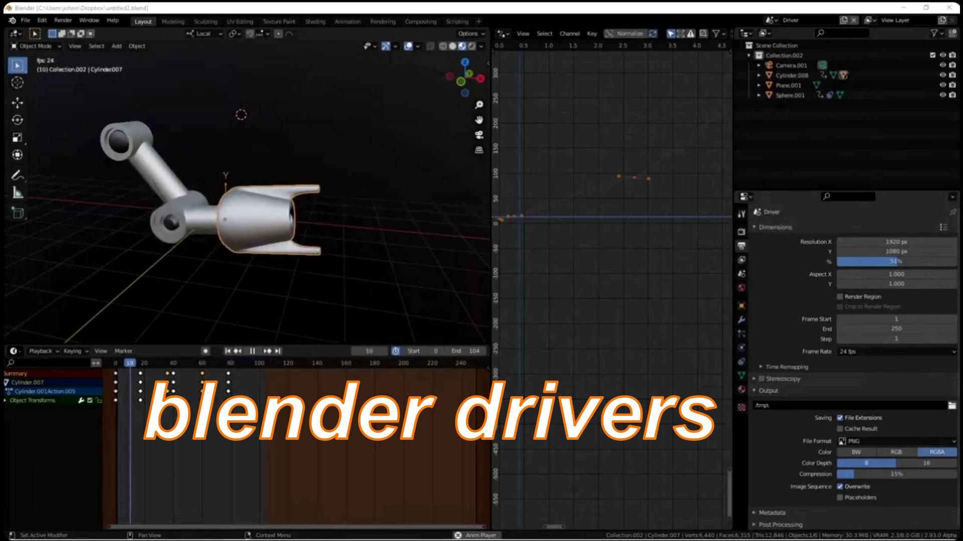 blender drivers
