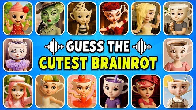 Угадай самые красивые мемы BRAINROT - Самое симпатичное итальянско-индонезийское издание Brainrot