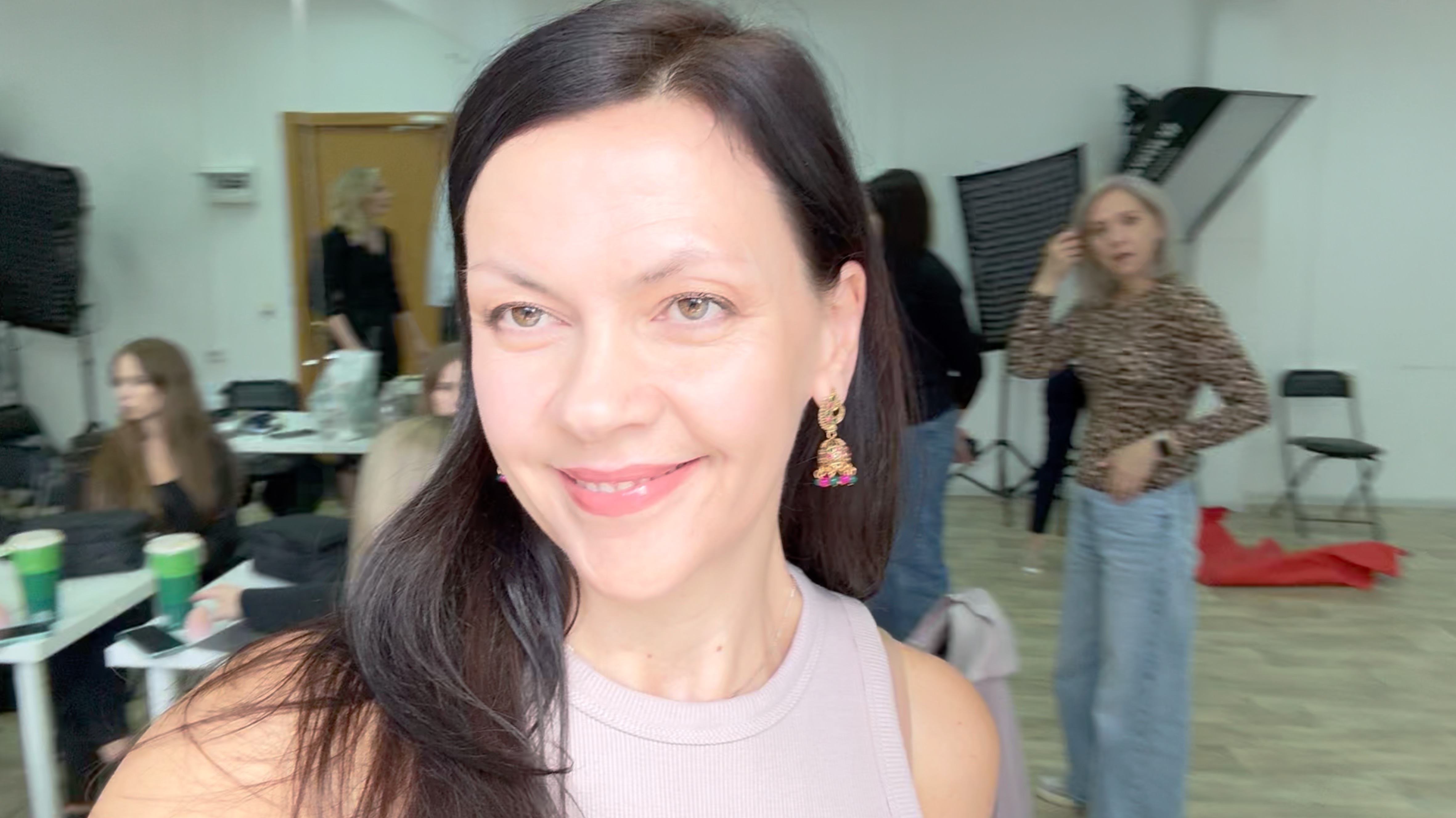 Урок визажа - вечерний макияж. Модель Елена Ковалева, Elite Models, Н.Новгород.