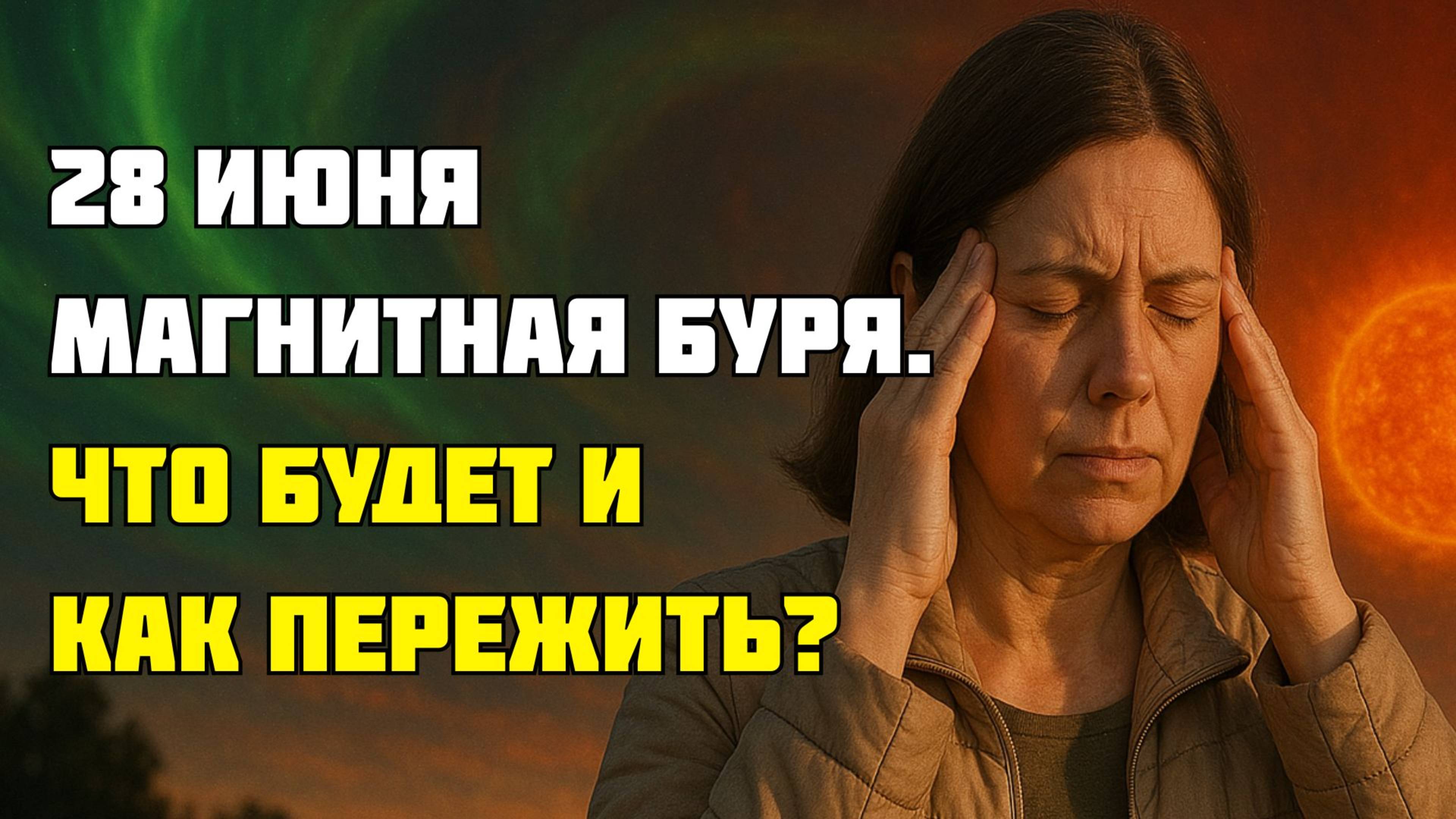28 июня — магнитная буря. Что будет и как пережить?