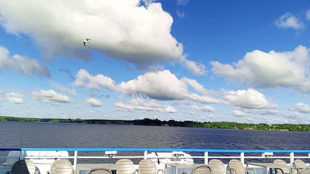 Утро на реке Волга