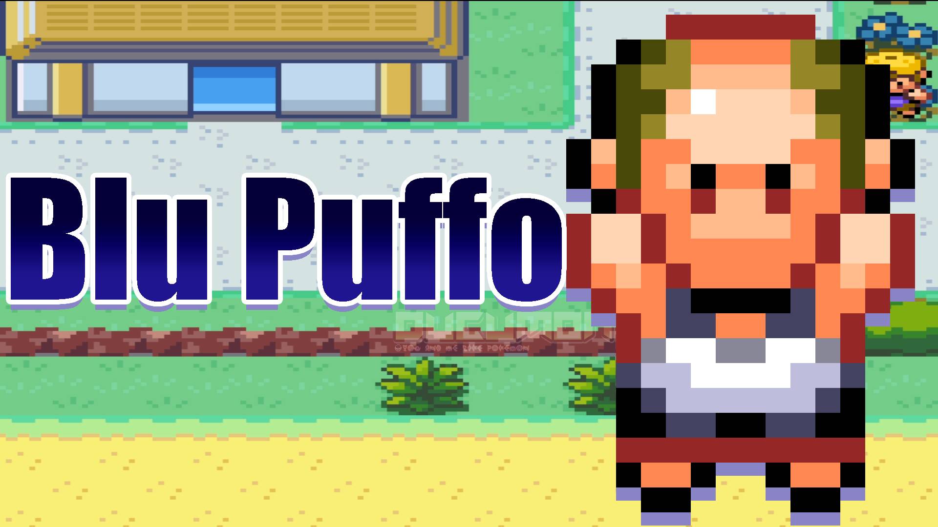 Pokemon Blu Puffo - взлом GBA ROM, игра за Baldness, новые игроки, измененные карты, итальянская игр