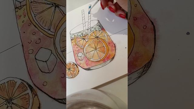 Коктейль . Скейчинг. 20240712