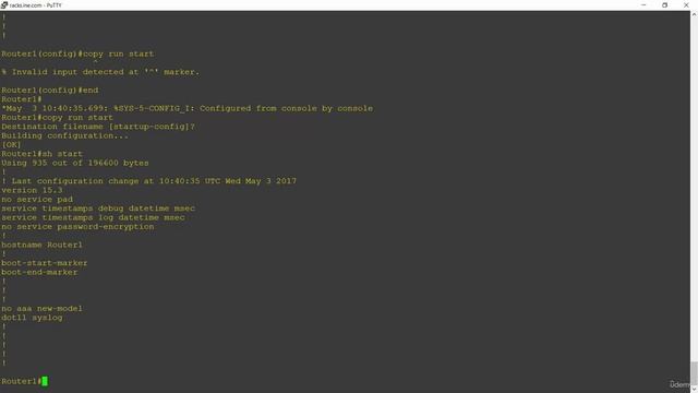 4.7 Cisco IOS Configuration Management