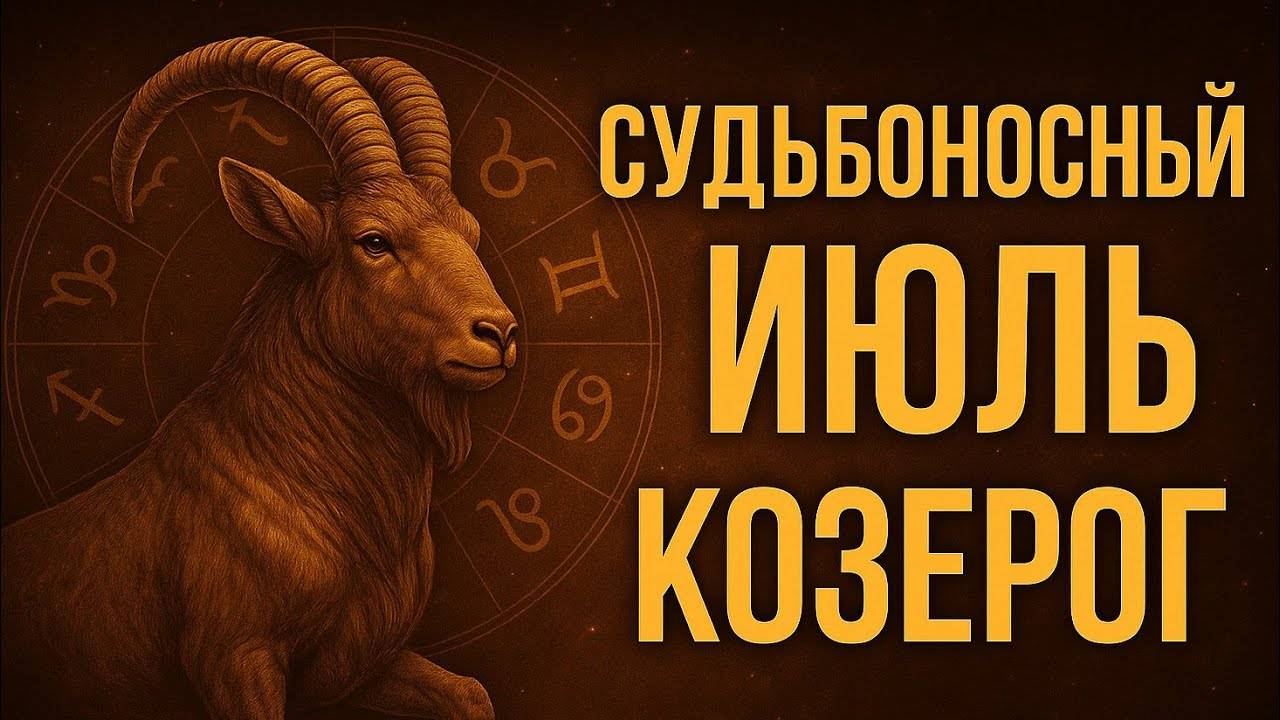 Точный гороскоп на июль для Козерога — Судьбоносный месяц. Гороскоп на сегодня