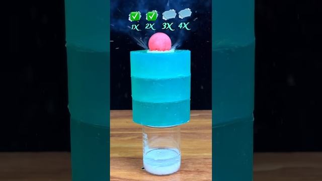 Can 1000°C Hot Ball pass through all layers of soaps？ 🧼😱Cool science experiment #satisfying #asmr