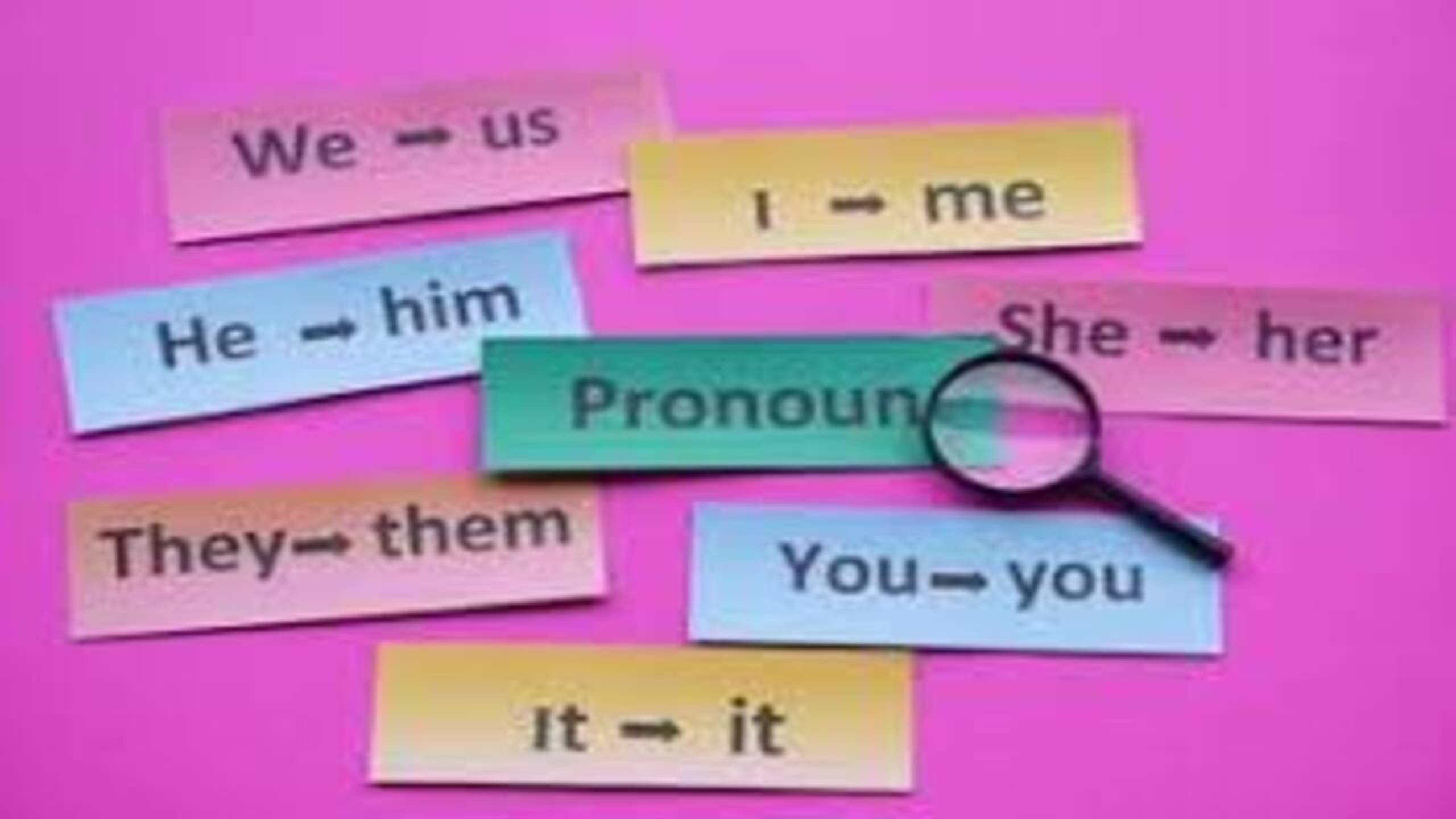 Personal pronouns (Личные местоимения)