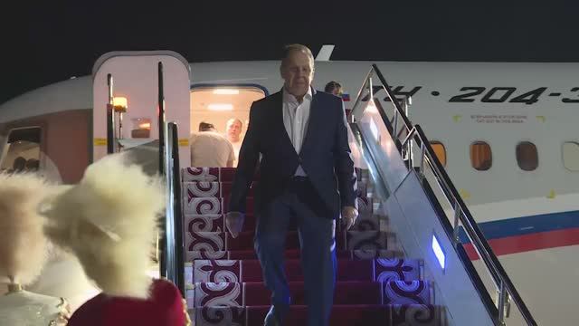С.В.Лавров прибыл в Киргизию, Чолпон-Ата, 28 июня 2025 года