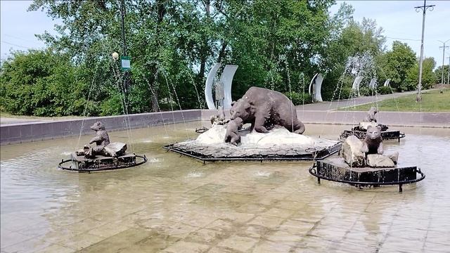 Черногорск. Второй фонтан в парке "Виктория-Победа"