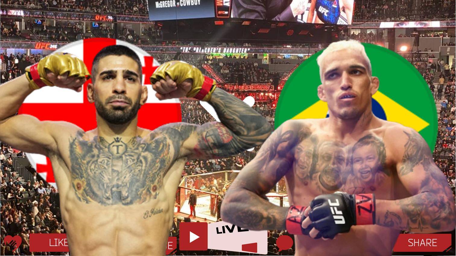 UFC 317 | Топурия - Оливейра прямая трансляция
