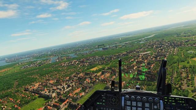 DCS World немного пошали на карте Германия. Вспоминаю, как летать)