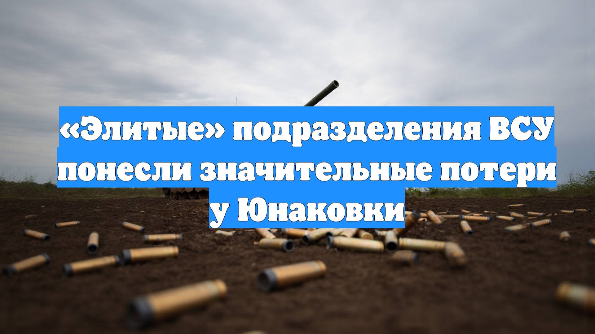 «Элитые» подразделения ВСУ понесли значительные потери у Юнаковки
