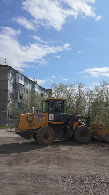 Новый асфальт в Воркуте