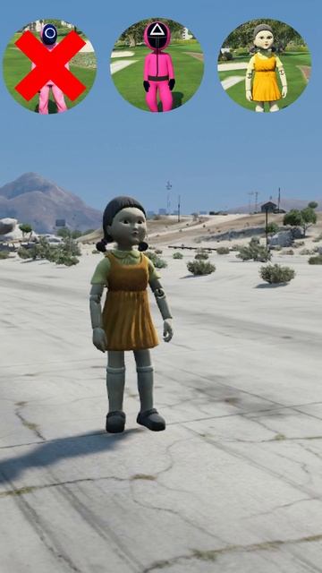 Squid Game против БМВ в ГТА 5 #gta5 #shorts #squidgame #игравкальмара #гта5