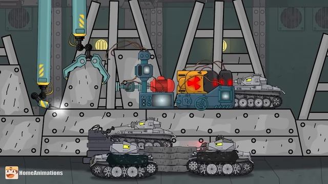 HomeAnimations – Мультики про танки  Ресурсы для VK-44 и Капитальный ремонт Монстров - Мультики про