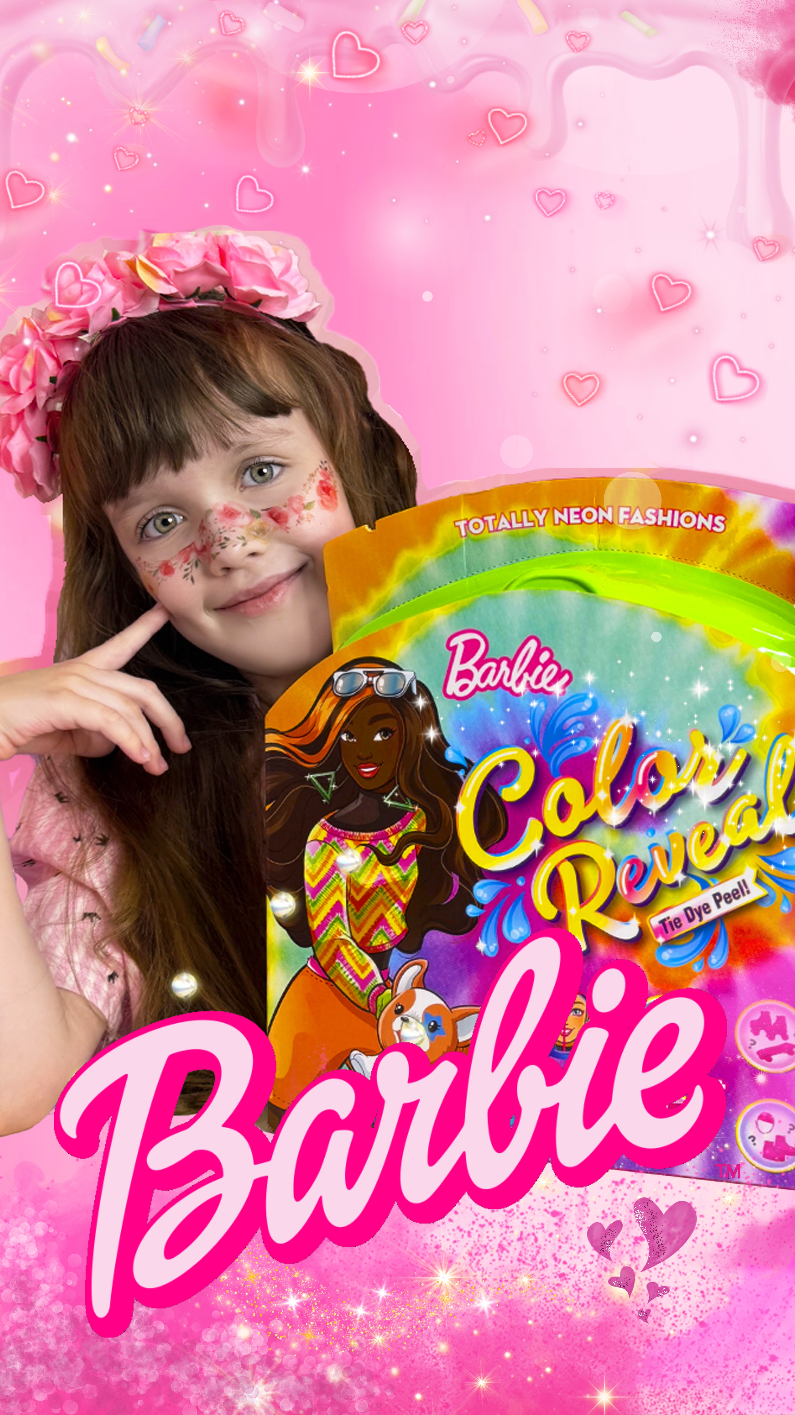 Распаковка новой куклы Barbie Color Reveal Tie Dye Peel! 🎉🎁🎀 #Barbie #барби #распаковка
