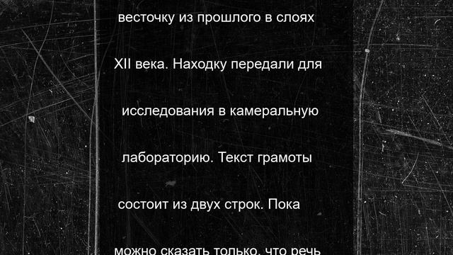 В Великом Новгороде раскопали первую в этом году берестяную грамоту