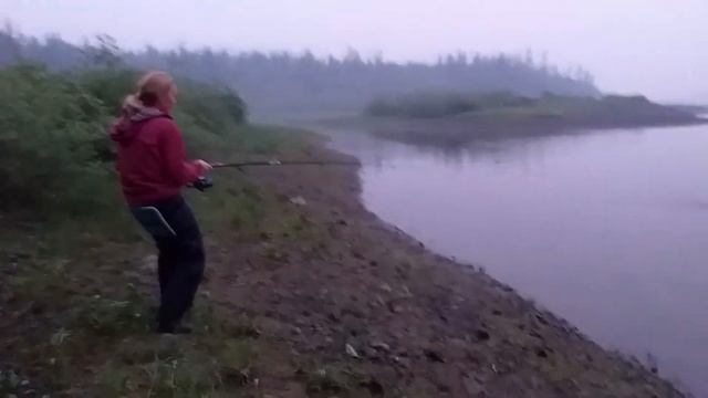 Рыбалка в заполярье. #рыбалка #трофейнаярыбалка #заполярье