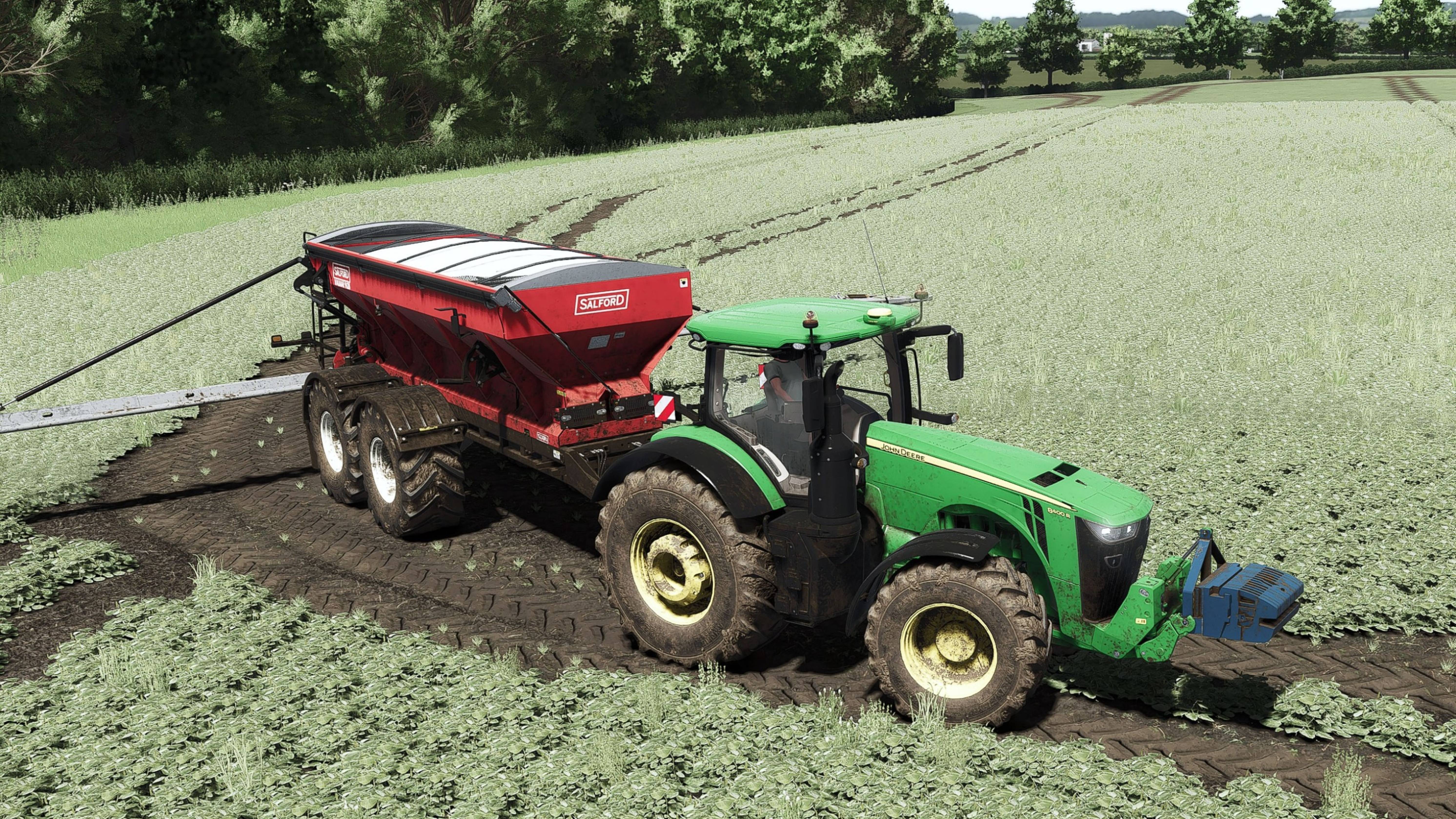 Farming Simulator 25 / Внесение удобрений John Deere 8400R