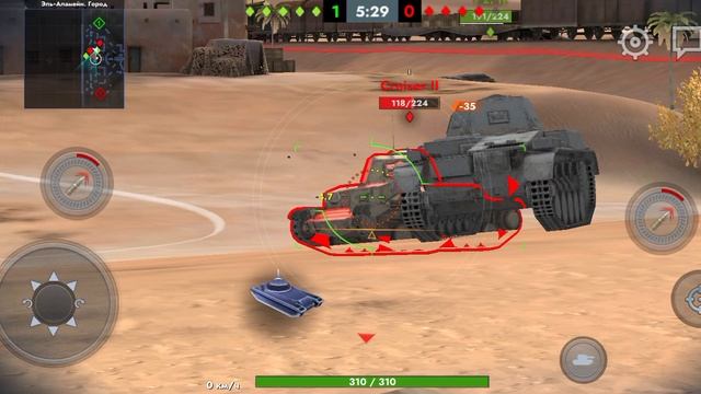 В ИГРЕ WORLD OF TANKS BLITZ С ТЕЛЕФОНА — ДЕНЬ 1