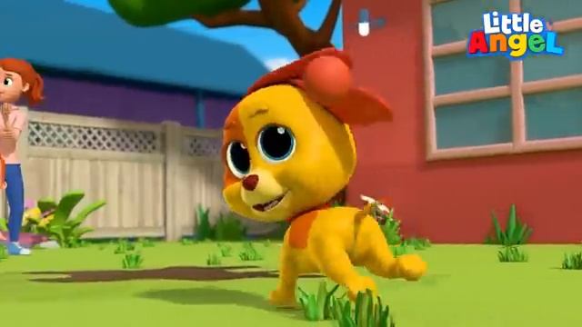 Учим Язык Животных! 🦁🐷🐰| Обучающие Мультики и Игры Для Детей | Little Angel Русский