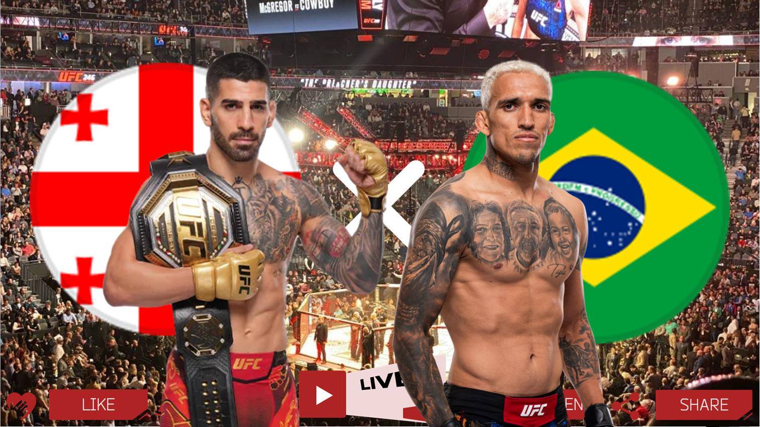 UFC 317 | Топурия - Оливейра прямая трансляция