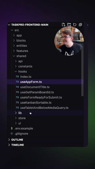 Код-ревью аналога Trello | FSD. Слой Shared - hooks, constants | #react #fsd #frontend #code
